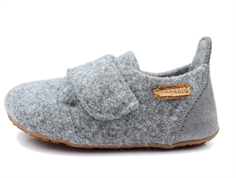 Bisgaard hjemmesko grey med velcro